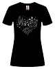 t-shirt damskie Koszulka damska czarna  Love nature 1