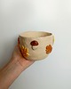 kubki Ceramiczny jesienny kubek w liście i grzyby 1