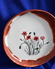 patery i talerze Ręcznie wykonana patera ceramiczna polne maki 1