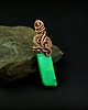 wisiory Jaspis cesarski wisiorek wire wrapping 1