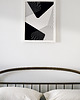 plakaty Czarno-biały plakat do salonu, minimalistyczny, nowoczesny, abstrakcyjny. 6