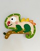 lampy do pokoju dziecka Lamka z drewna Kameleon Leon NINKI WOOD 6