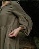 sukienki midi damskie REBEL Khaki sukienka mini z tencelu 3