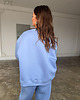 bluza bez kaptura damska Bluza Cheer long sky blue 2