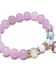 bransoletki z kamieni naturalnych Blue and lavender /heart/ - bransoletka  /29-12-24/ 1