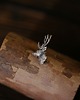 broszki Mini broszka pin z jeleniem ze srebra 2