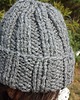 czapki damskie Szara czapka  beanie wełna peruwiańska alpaka 2