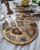 dodatki - różne Taca Gold Agate Slices 2