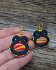 kolczyki soutache Kolorowe  kolczyki soutache 4