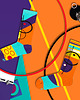 skarpetki damskie Kolorowe skarpetki - Bauhaus 1 1