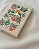 notatniki i albumy Haftowany notes - rudzik w jarzębinie 2