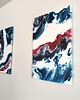 obrazy Dyptyk BOSKI 2 obrazy 40x60 cm Akryl na płotnie Obraz do wnętrza 6