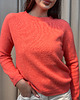 swetry damskie Sweter Alpaka Salmone 1