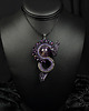 wisiory Synir, wisior ze smokiem, beading 4