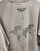 bluza bez kaptura damska Zaznacz odwiedzone państwa - szara bluza dla podróżnika bez kaptura 5