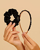 opaski do włosów CRYSTALLOVE Obsidian energy hair set 1