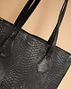 torby na ramię Skórzany shopper Simple Tote czarny pyton 3