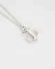 naszyjniki - inne Rhodium Plated Anchor Necklace 5