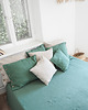 koce i narzuty Lambrekin Classic EUCALYPTUS green 4