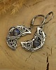 kolczyki wire wrapping Kolczyki księżyce labradoryt wire wrapping 4
