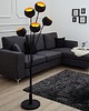 lampy do pokoju dziecka Lampa stojąca Hammered Magma black golden 170cm 2