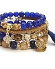 bransoletki z kamieni naturalnych Dark blue and  sand vol. 4 /24.05.21/ -  set 2