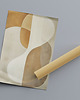 plakaty Plakat - Abstract beige shapes 1 1