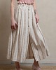 spódnice maxi Bawełniano-wiskozowa spódnica w paski, BEIGE WANDA 3