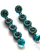 kolczyki swarovski Blue Zircon, kolczyki z kryształami Swarovskiego 2