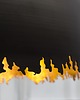lampy wiszące Lampa wisząca sufitowa Glow Modern czarna złota metalowa 61cm 4