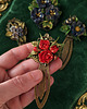 zakładki do książek Zakładka do książki handmade kwiaty znacznik do książek metal 1