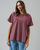 t-shirt damskie T-shirt Voila Rose Brown Róże 3