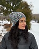 czapki damskie Kolorowa duża czapka beanie z wełną i alpaką 2