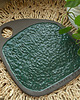 deski do krojenia i tace Ceramiczna deska handmade do serwowania serów lub przekąsek z napisem 1