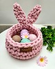 koszyki wielkanocne Koszyczki wielkanocne z uszami " The Ester Bunny" 4