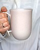 kubki Duży Kubek Kremowy Ecru Ceramiczny 500ml 1