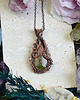 wisiory Miedziany wisiorek wire wrapping z unakitem 1