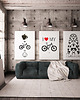 plakaty Plakat z rowerem. I love my bike 1
