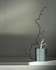 świeczniki i świece Ki Graphite Black - pojemnik z czarnej porcelany 1