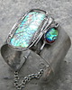 bransoletki wire wrapping Bioluminescencja   - BRANSOLETA MANKIET - CUFF 2