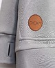 bluza z kapturem damska Bardzo ciepła bluza CHOKA LAZY KANGAROO GREY oversize 3