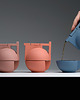 czajniki i dzbanki BAU SOLO / ALMOND / Porcelanowy zestaw do herbaty 3