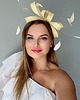 fascynatory Fascynator LA VIE pastelowy żółty -maślany /oraz inne kolory 3