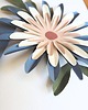 kartki scrapbooking Kartka z papierowym kwiatem granat 2