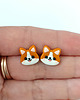 kolczyki z masy plastycznej Kolczyki pieski Corgi 2