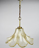 lampy wiszące Szklana lampa wisząca, lata 70 2
