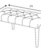 ławki Ławka Pikowana bench4home Pufa Przedpokój 5