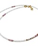 chokery Kwarc różowy i rubiny /choker/ - Szlachetna kolekcja 3