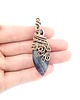 wisiory Fluoryt wisiorek wire wrapping 4