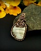 wisiory Krzemień pasiasty wisiorek wire wrapping 5